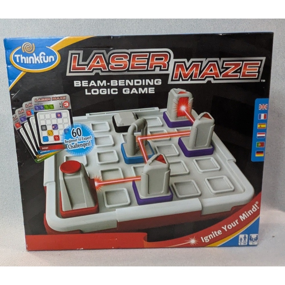 ThinkFun Laser Maze Logic Game Kids Adult One Size Multicolor Excellent STEM Toy